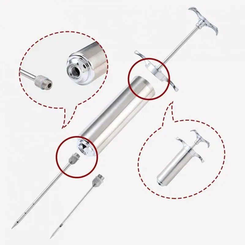 Prieskonių švirkštų rinkinys Mėsa Kalakutiena Vištienos skonio purkštukas Virtuvės padažas Marinatas Injekcija Namų virtuvės priedai