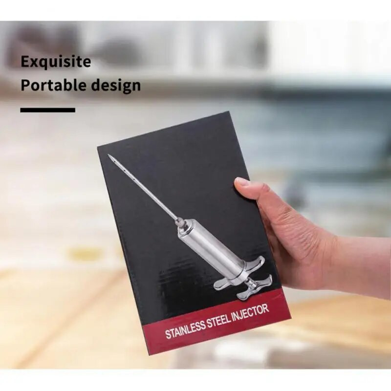 Prieskonių švirkštų rinkinys Mėsa Kalakutiena Vištienos skonio purkštukas Virtuvės padažas Marinatas Injekcija Namų virtuvės priedai