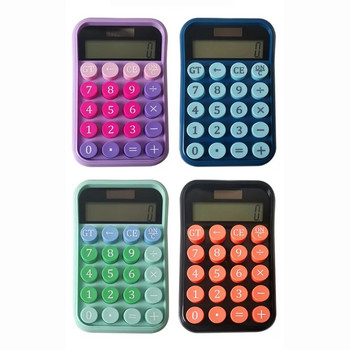 10-ψήφιο Candy Color Silent Calculator Μεγάλη οθόνη Μηχανικό πληκτρολόγιο Accounting Learning Calculator Candy Color Portable