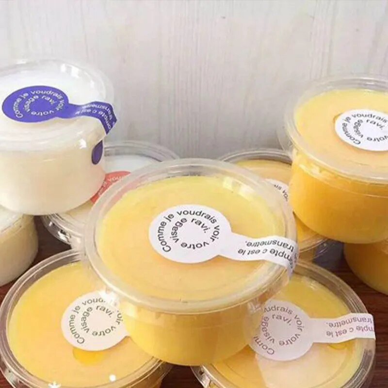 Ledų stiklainių dėžutės serviravimo dubenys, desertų dubenys, vienkartinis vakarėlių plastikas, skaidrūs pudingo puodeliai, 100 vnt., 300 ml