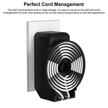 За Amazon Echo Dot 5/4 Скоба за високоговорител Държач за звукова кутия Спестяване на място със стойка за управление на кабели Аксесоари за стенен монтаж Държач