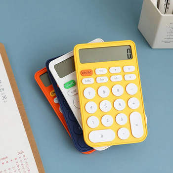 Прост бонбонен ръчен калкулатор Помощник в обучението на студенти Калкулатор Счетоводство Специален женски мини преносим компютър