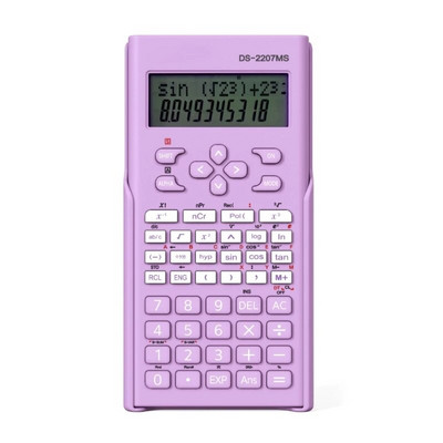 Scientific Calculator Two-Line Display l Students Function Calculators and Portable for School and Business