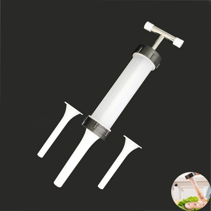 Dešrų įdaru malūnėlis Mėsos užpildymo mašinos antgalis dešrai mėsai Dešrų užpildymo mašinos Mėsos piltuvo įrankių rinkinys Didmeninė prekyba