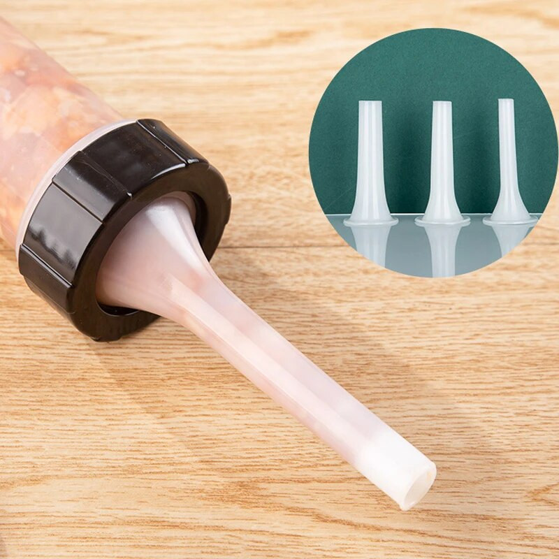 Dešrų įdaru malūnėlis Mėsos užpildymo mašinos antgalis dešrai mėsai Dešrų užpildymo mašinos Mėsos piltuvo įrankių rinkinys Didmeninė prekyba