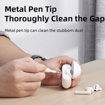 Комплект за почистване на Bluetooth слушалки за Airpods Pro 1 2 3 Earbuds Case Cleaning Pen Bursh Tools за Samsung Xiaomi Airdots Huawei