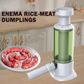 Rankinis dešrų gaminimo įrankis mėsos purkštuvui Naminis preso tipas Mėsos dešros įdaru mašina Dešros užpildas virtuvės įtaisas