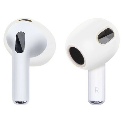 1 чифт капак за AirPods 3 3rd Силиконов защитен калъф Skin Covers Подложки за слушалки за AirPods 3 Generation Cover Съвети Аксесоари
