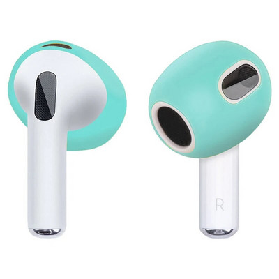 1 чифт капак за AirPods 3 3rd Силиконов защитен калъф Skin Covers Подложки за слушалки за AirPods 3 Generation Cover Съвети Аксесоари