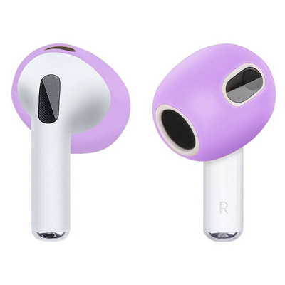 1 чифт капак за AirPods 3 3rd Силиконов защитен калъф Skin Covers Подложки за слушалки за AirPods 3 Generation Cover Съвети Аксесоари