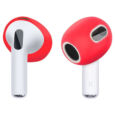 1 чифт капак за AirPods 3 3rd Силиконов защитен калъф Skin Covers Подложки за слушалки за AirPods 3 Generation Cover Съвети Аксесоари