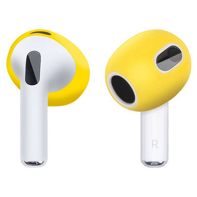 1 чифт капак за AirPods 3 3rd Силиконов защитен калъф Skin Covers Подложки за слушалки за AirPods 3 Generation Cover Съвети Аксесоари