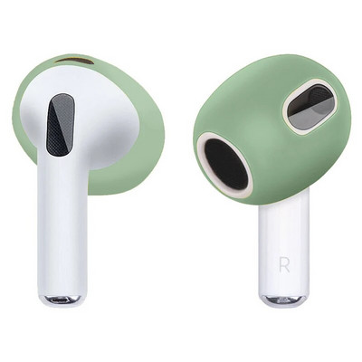 1 чифт капак за AirPods 3 3rd Силиконов защитен калъф Skin Covers Подложки за слушалки за AirPods 3 Generation Cover Съвети Аксесоари