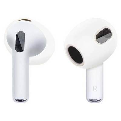 1 чифт капак за AirPods 3 3rd Силиконов защитен калъф Skin Covers Подложки за слушалки за AirPods 3 Generation Cover Съвети Аксесоари