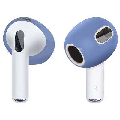 1 чифт капак за AirPods 3 3rd Силиконов защитен калъф Skin Covers Подложки за слушалки за AirPods 3 Generation Cover Съвети Аксесоари