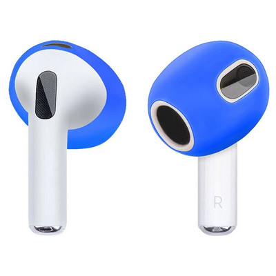 1 чифт капак за AirPods 3 3rd Силиконов защитен калъф Skin Covers Подложки за слушалки за AirPods 3 Generation Cover Съвети Аксесоари