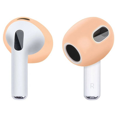 1 чифт капак за AirPods 3 3rd Силиконов защитен калъф Skin Covers Подложки за слушалки за AirPods 3 Generation Cover Съвети Аксесоари