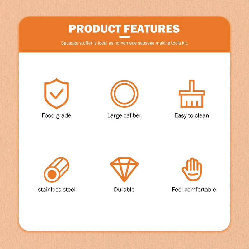 Dešros klizma mašinos vamzdelių užpildas buitiniams įdarams namams plastikinis mėsos įdaro gaminimo aparatas