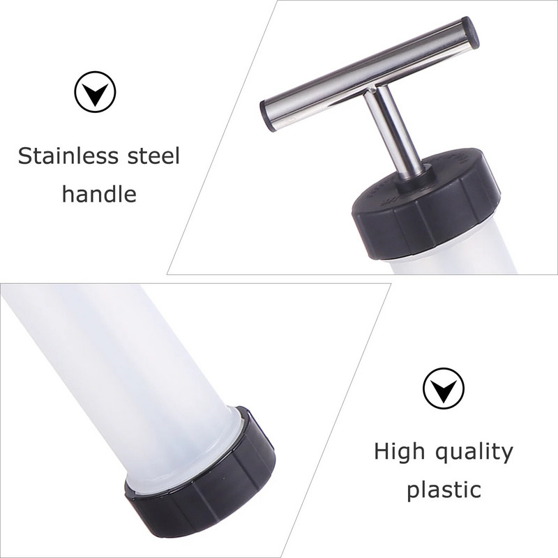 Dešros klizma mašinos vamzdelių užpildas buitiniams įdarams namams plastikinis mėsos įdaro gaminimo aparatas