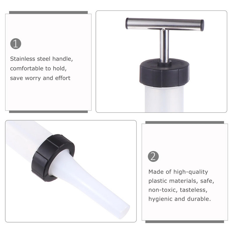 Dešros klizma mašinos vamzdelių užpildas buitiniams įdarams namams plastikinis mėsos įdaro gaminimo aparatas