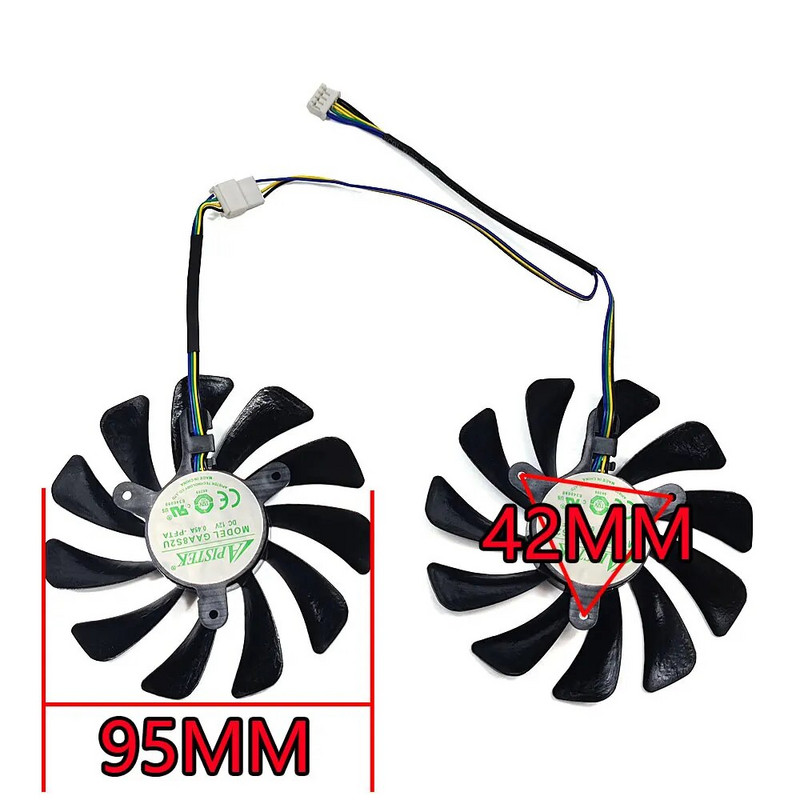 NOU 95MM 4PIN GAA8S2U GTX 1080TI AMP GPU ventilator, pentru ZOTAC GTX 1070 1070TI 1080 1080TI AMP Edition ventilator de răcire a plăcii grafice