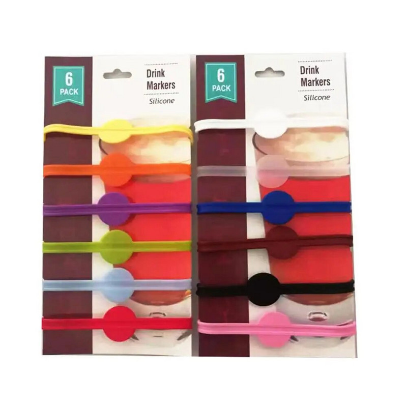 12PCS/set Silikonski privjesak za vinske štapiće, simpatičan marker za čaše za vino, naljepnice za čaše, oznake za piće, znakovi, dodaci za alate za party bar