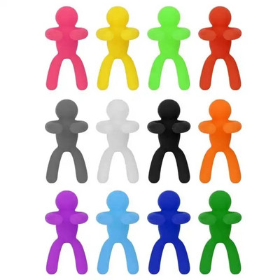 12/24 tk veiniklaasi äratundja silikoonist silt joogiklaasi identifitseerimissildid, sildid peonõude tarvikute jaoks