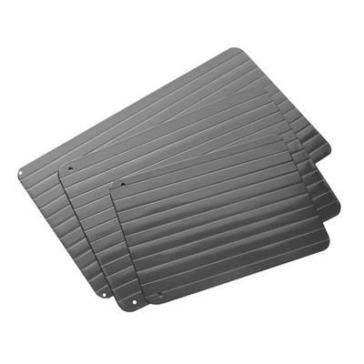 Greito atitirpinimo padėklas Atšildymas šaldytas maistas Mėsa Vaisiai Greitas saugesnis atšildymo lėkštės plokštės atitirpinimo padėklas Atšildymo meistras virtuvės prietaisai