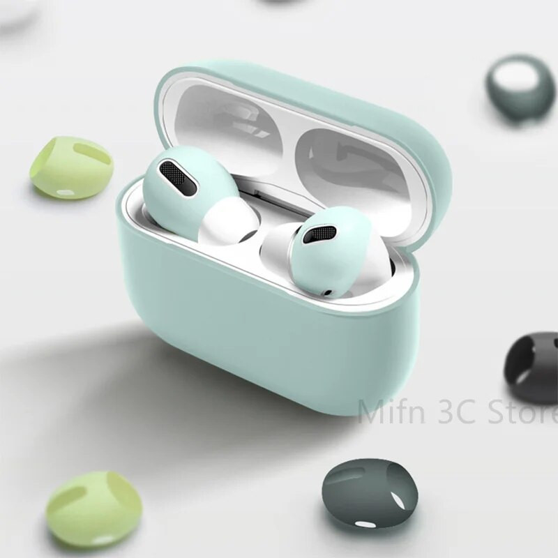 Nauji „AirPod Pro 2“ ausų antgaliai, pagalvėlės, odos dangteliai, silikoniniai apsauginiai dėklai, skirti „AirPods Pro 2“ belaidžių „Bluetooth“ ausinių priedams