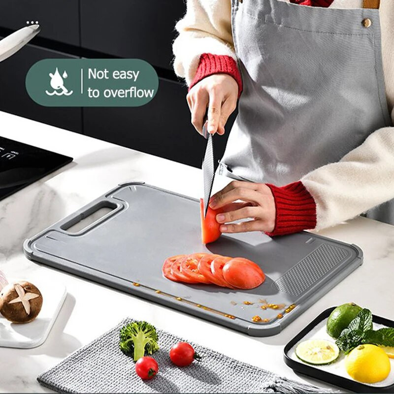 Kahepoolne multifunktsionaalne sulatuslõikelaud Sulatusalus Nõudepesumasinas pestav suur sulatusplaat koos tilgaaluse komplektiga mitte