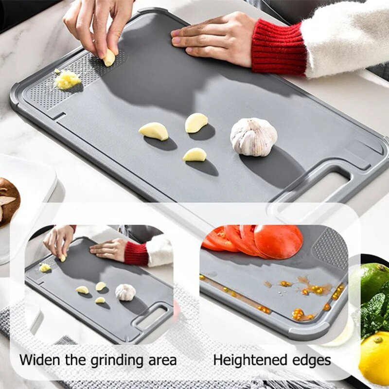 Kahepoolne multifunktsionaalne sulatuslõikelaud Sulatusalus Nõudepesumasinas pestav suur sulatusplaat koos tilgaaluse komplektiga mitte