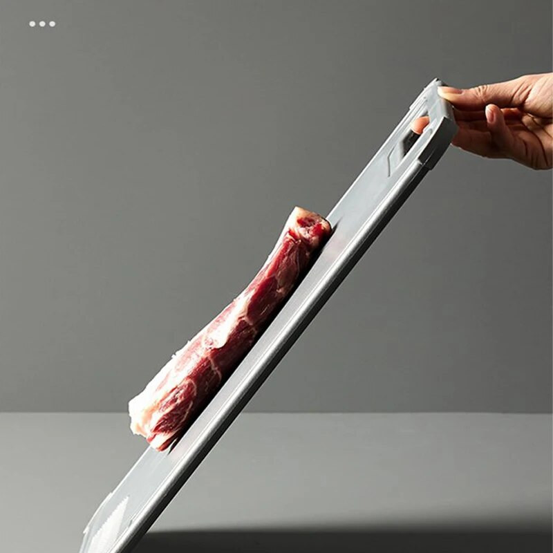 Kahepoolne multifunktsionaalne sulatuslõikelaud Sulatusalus Nõudepesumasinas pestav suur sulatusplaat koos tilgaaluse komplektiga mitte