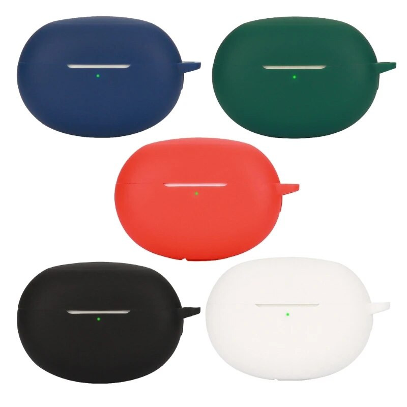 Austiņu aizsargvāciņš piemērots Realme Buds Air 5 Pro Cover Triecienizturīgs mazgājams korpuss Pretputekļu silikona uzmava