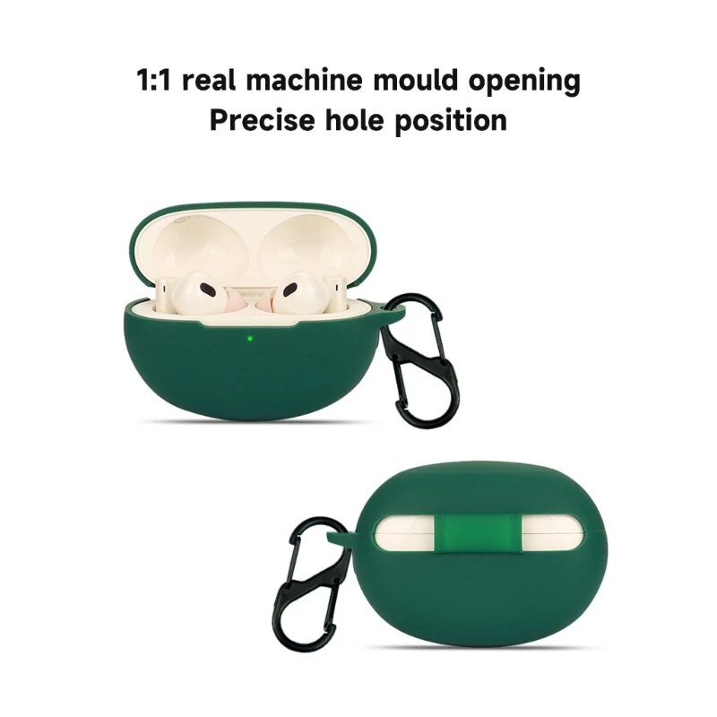 Austiņu aizsargvāciņš piemērots Realme Buds Air 5 Pro Cover Triecienizturīgs mazgājams korpuss Pretputekļu silikona uzmava