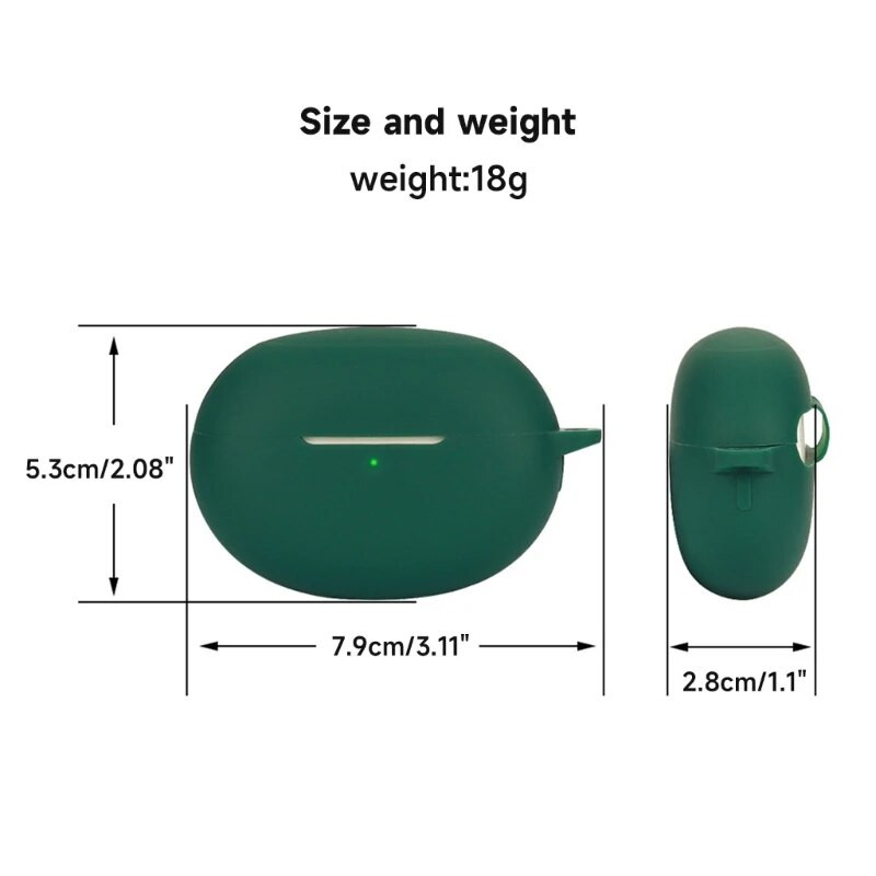 Austiņu aizsargvāciņš piemērots Realme Buds Air 5 Pro Cover Triecienizturīgs mazgājams korpuss Pretputekļu silikona uzmava