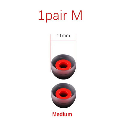 4,0 mm (L ms) silikoninės ausų pagalvėlės, skirtos į ausis įdedamams ausinėms Silikoniniai ausinių antgaliai / ausų rankovė Ausinių priedai