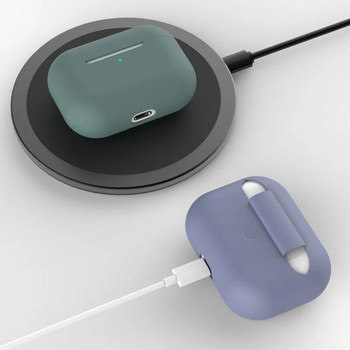 Силиконов калъф за Airpods Pro Калъф за Airpods Безжични Bluetooth слушалки Калъф за зарядно за AirPods pro