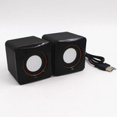 1 poros mini kompiuterio garsiakalbis USB laidinis garsiakalbis Universalus stereo erdvinio garso garsiakalbis, skirtas asmeniniam nešiojamam nešiojamajam kompiuteriui