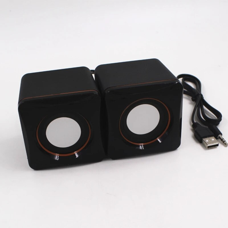 1 perechi Mini difuzor pentru computer Difuzoare cu fir USB Difuzor surround cu sunet stereo universal pentru PC, laptop, notebook