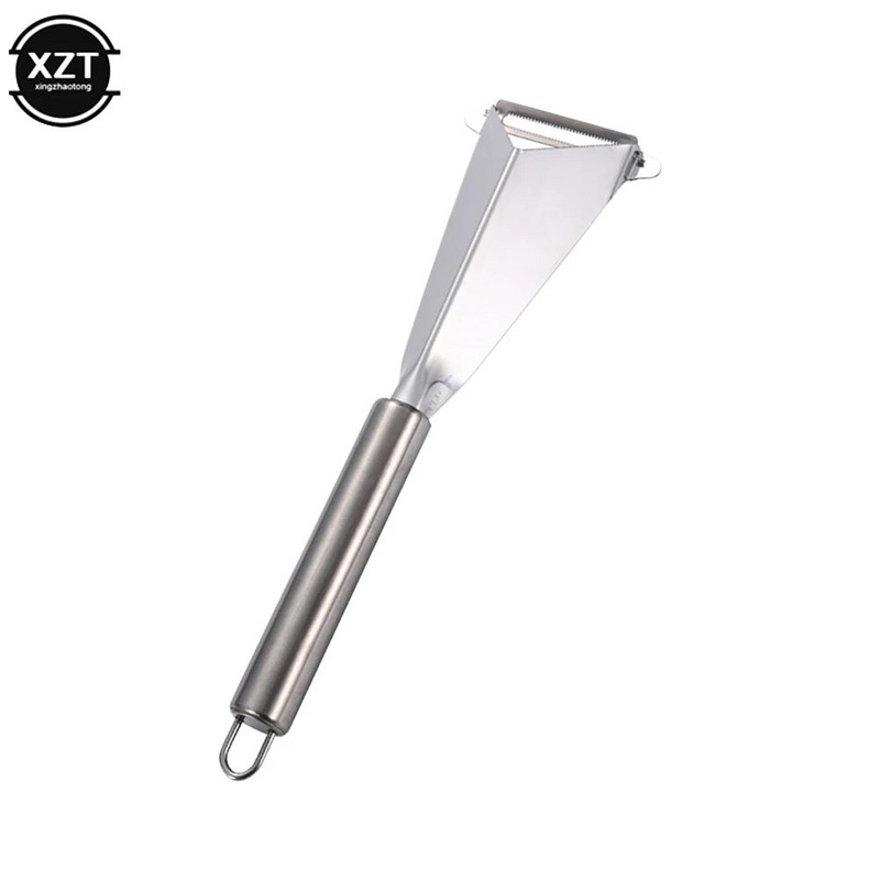 Naujas nerūdijančio plieno vaisių drožybos peilis trikampio formos daržovių peilių pjaustyklė, neslystanti graviravimo peiliukai virtuvės priedai