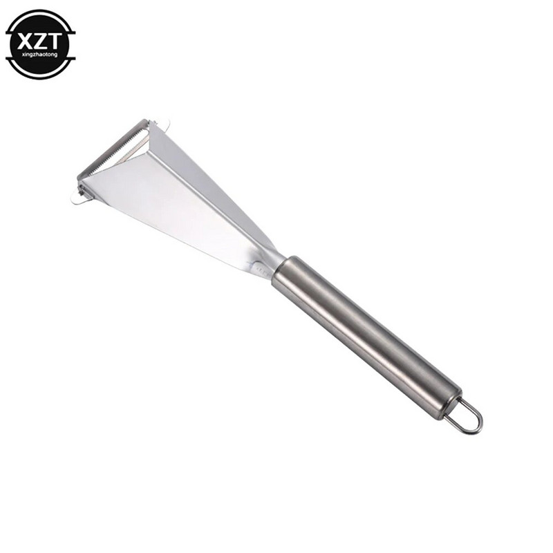 Naujas nerūdijančio plieno vaisių drožybos peilis trikampio formos daržovių peilių pjaustyklė, neslystanti graviravimo peiliukai virtuvės priedai