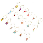 Privjesci Markeri Oznake Prstenovi za piće Dekori Identifikatori Marker Identifikacija privjesaka za zabavu Party Čaše Naljepnica za piće Drška koktela