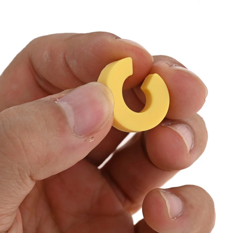 6 vnt silikoninis vyno taurės žymeklis C tipo apskritimas, apvalus/gėlės formos spalvinga etiketė šampano taurės atpažinimo priemonė Vestuvių vakarienė