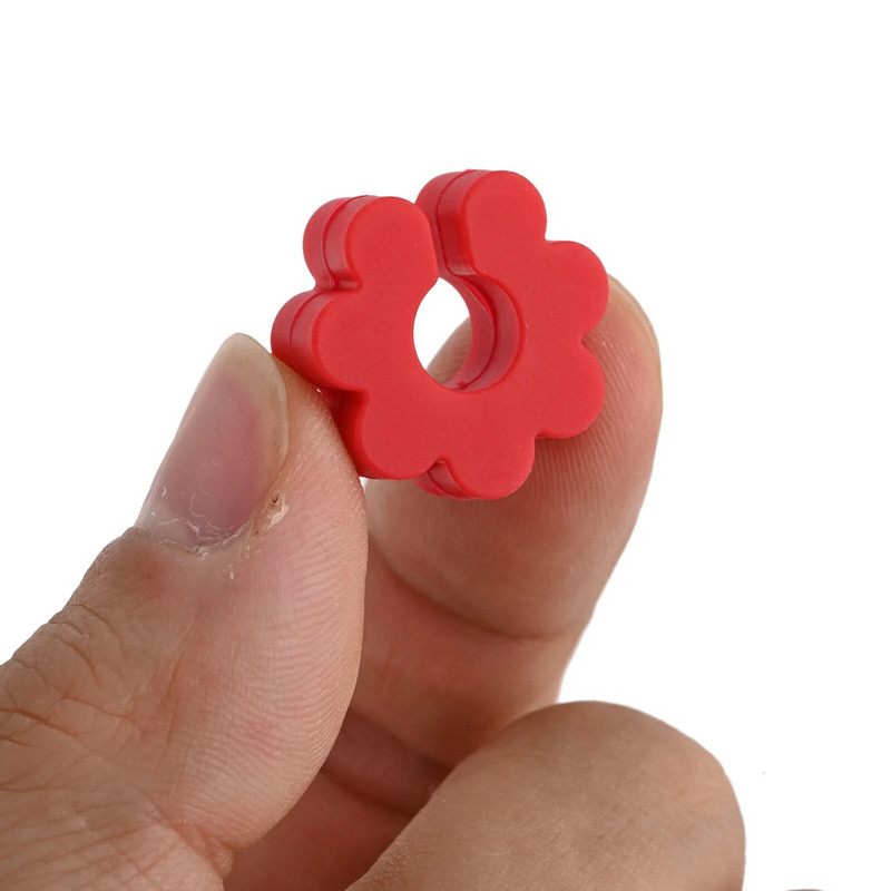 30 tk lillekujuline veiniklaasi marker silikoonist joogiklaasist identifitseerimissilt Värviline tassi silt baari peotarbed