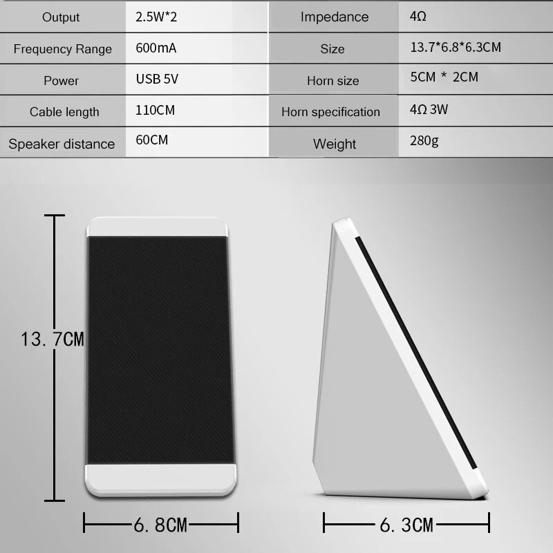 Paar arvutikõlareid Arvuti kõlari sarv sülearvuti lauatelefoni heli+USB multimeedia juhtmega kõlari jaoks