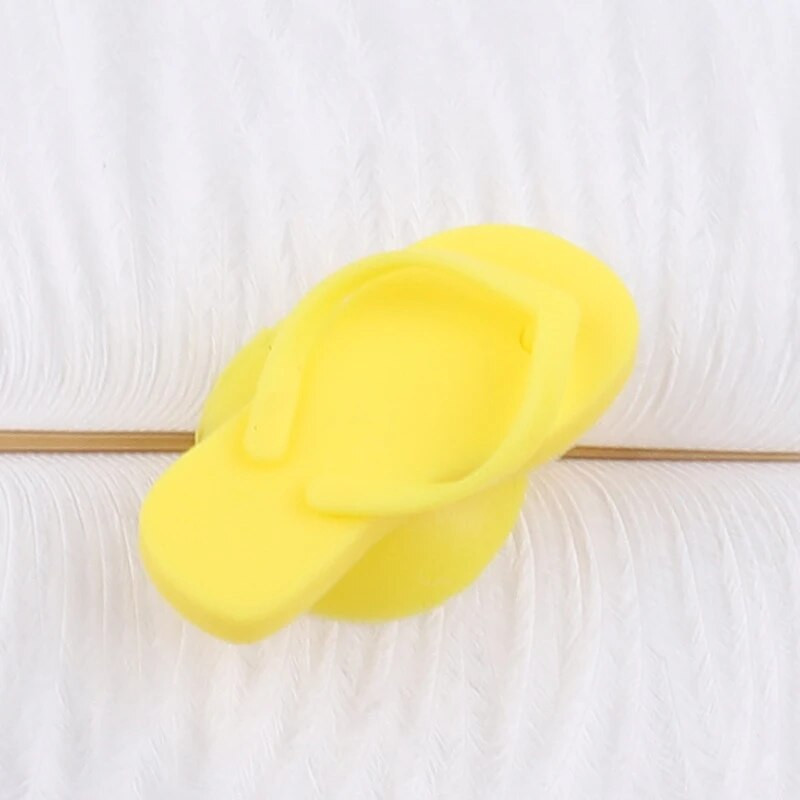 9vnt./rinkinys Silikoninės šlepetės vyno taurės pakabukai vyno taurės žymekliai vakarėlių kokteiliai geriamasis puodelis ženklas siurbimo taurės identifikatorius