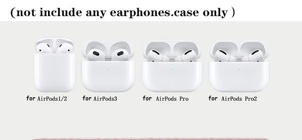 fundas for airpods Pro 2 dėklas mielas meilės grandinėlė Ausinių dėklai airpods 2 / air pods 3 silikoniniai auskarai Cover air pods pro 2