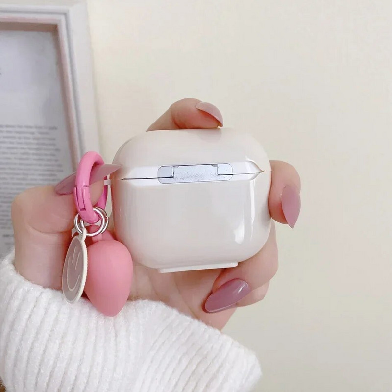 fundas for airpods Pro 2 dėklas mielas meilės grandinėlė Ausinių dėklai airpods 2 / air pods 3 silikoniniai auskarai Cover air pods pro 2