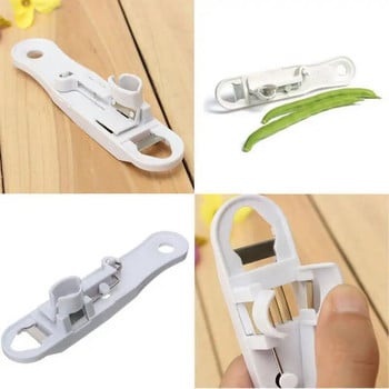 Πράσινο φασολάκι Mini French Bean Slicer White Vegetable Slicer Runner Cutter Εργαλείο κουζίνας Λειτουργικός κόφτης λαχανικών