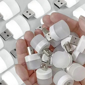 Mini USB naktinė lemputė Mini lemputė Šilta balta akių apsaugos knyga Skaitymo lemputės Kompiuteris Mobilus Įkrovimas Naktinės lempos lemputės